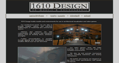 Desktop Screenshot of 1610design.com