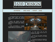 Tablet Screenshot of 1610design.com